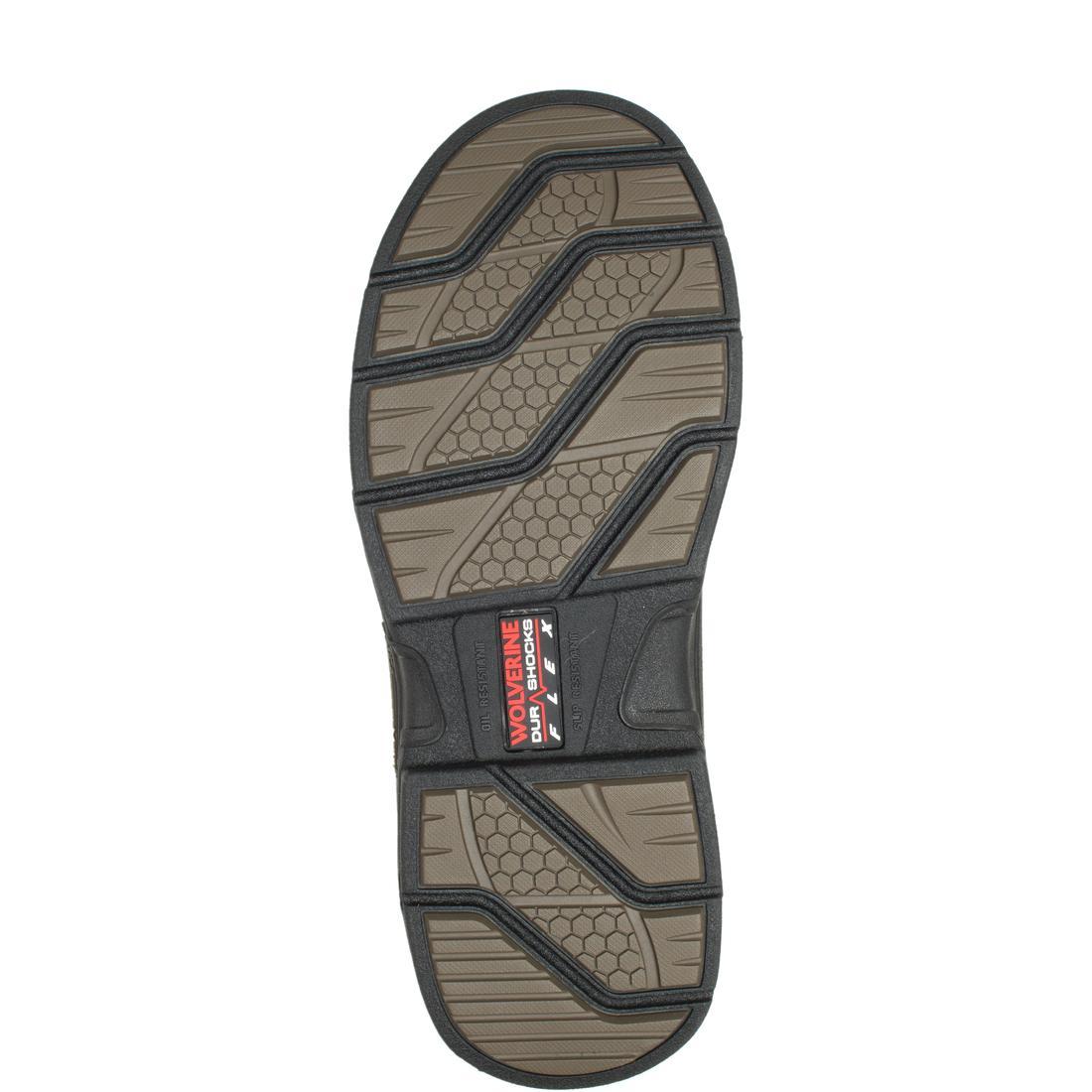 Wolverine Raider DuraShocks® CarbonMax® Pull-On Wellington Work Boot – Peanut W211105 Sole Image