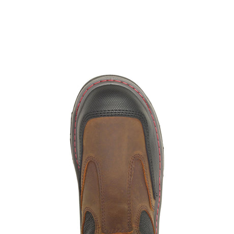 Wolverine Raider DuraShocks® Heavy Duty CarbonMax® Pull-On Wellington Work Boot W221005 Heel Image