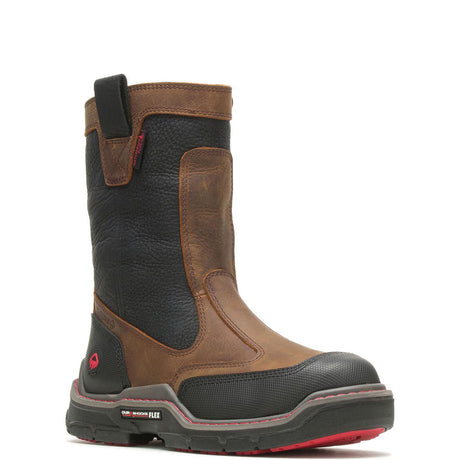 Wolverine Raider DuraShocks® Heavy Duty CarbonMax® Pull-On Wellington Work Boot W221005 Medial Image