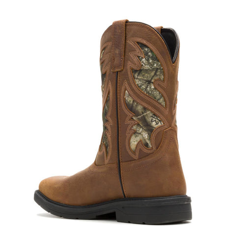 Wolverine Rancher Camo Steel-Toe Pull-On Work Boot Camo W241195 Heel Image