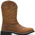 Wolverine Rancher Flag LX Steel-Toe Pull-On Wellington Work Boot Brown Profile View