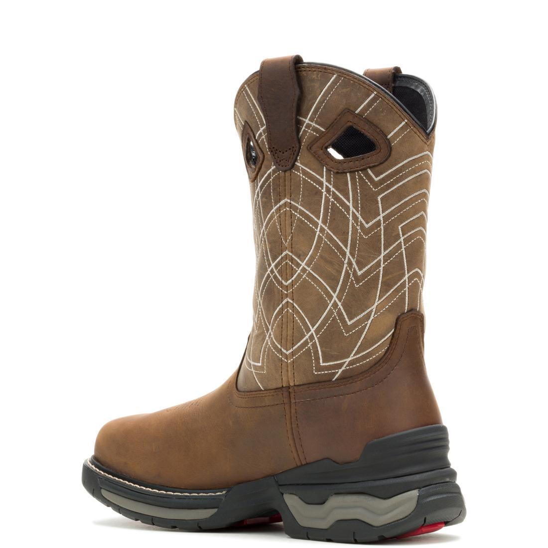 Wolverine Rancher Inf Pl CarbonMax Pull-On Work Boot Cedar W251113 Heel Image