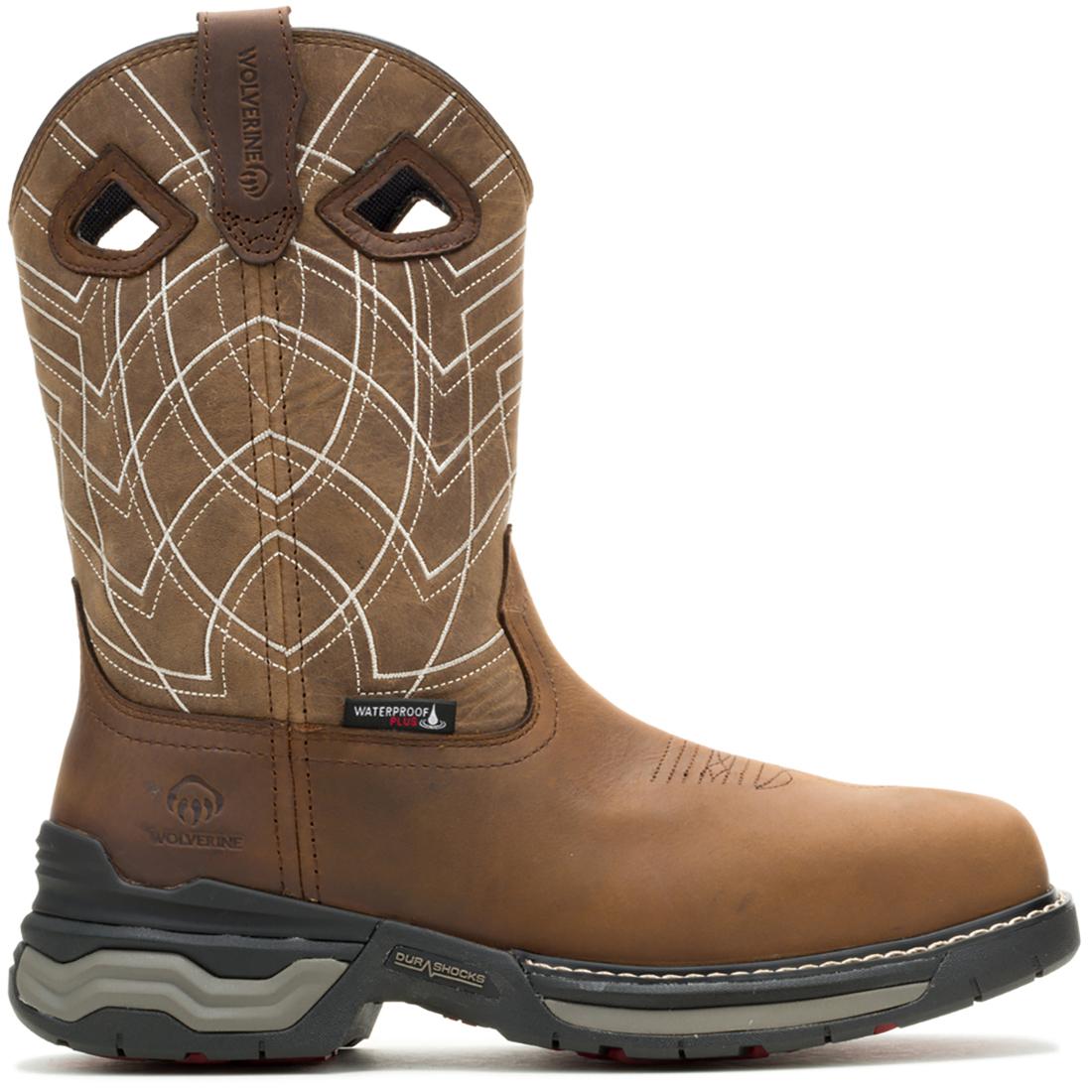 Wolverine Rancher Inf Pl CarbonMax Pull-On Work Boot Cedar Profile View