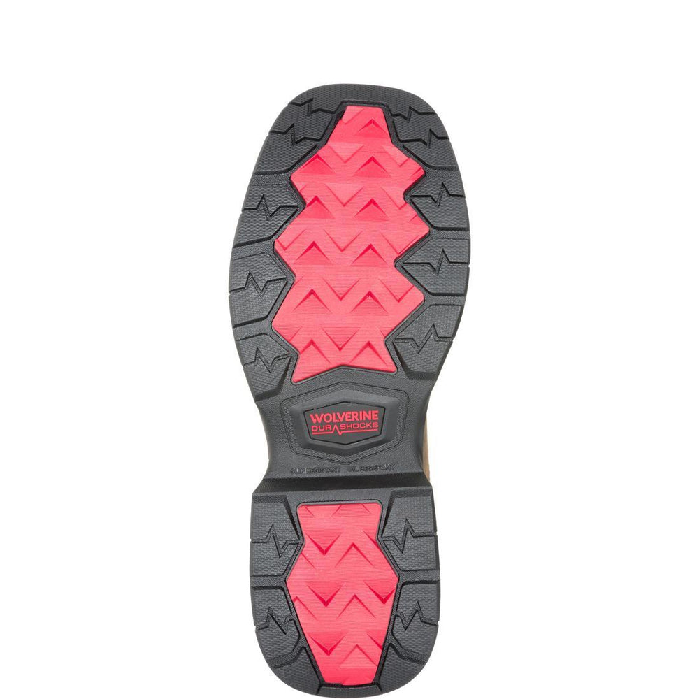 Wolverine Rancher Infnty CarbonMax Pull-On Work Boot Dark Tan W251109 Sole Image