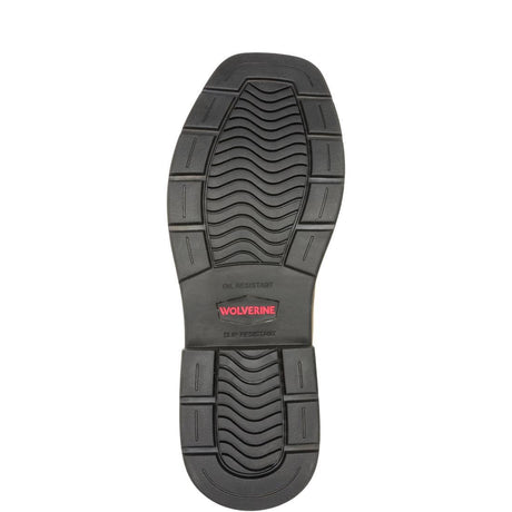 Wolverine Rancher Level Steel-Toe Pull-On Wellington Work Boot Black/Brown Steel-Toe,W251043 Sole Image