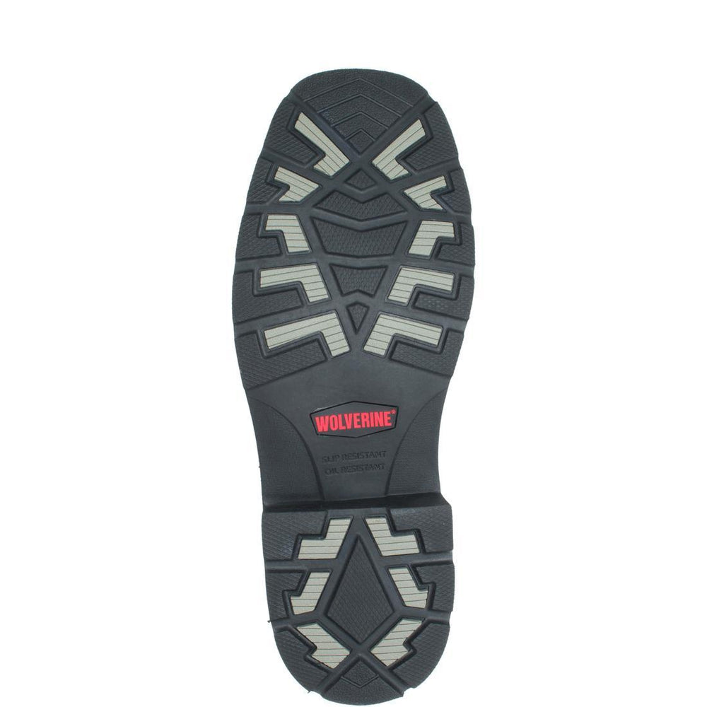 Wolverine Rancher Met Guard Waterproof Steel-Toe Pull-On Wellington Work Boot Steel-Toe,W10929 Sole Image