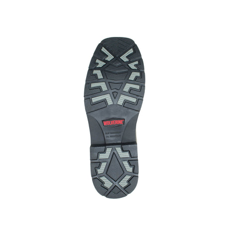 Wolverine Rancher Steel-Toe Waterproof Pull-On Wellington Work Boot Black/Brown steel toe,W10765 Upper Image