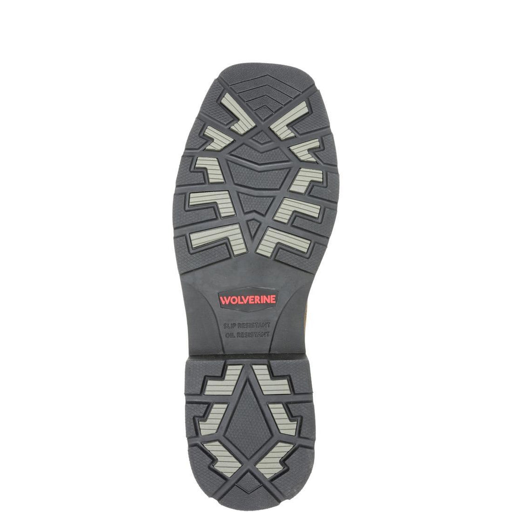 Wolverine Rancher Wing Steel-Toe Pull-On Work Boot Black W251141 Sole Image