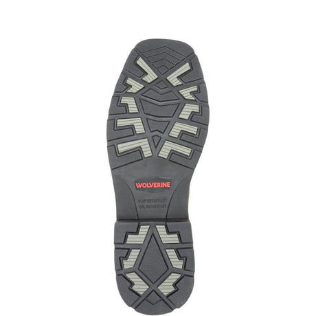 Wolverine Rancher Wing Steel-Toe Pull-On Work Boot Black W251141 Sole Image