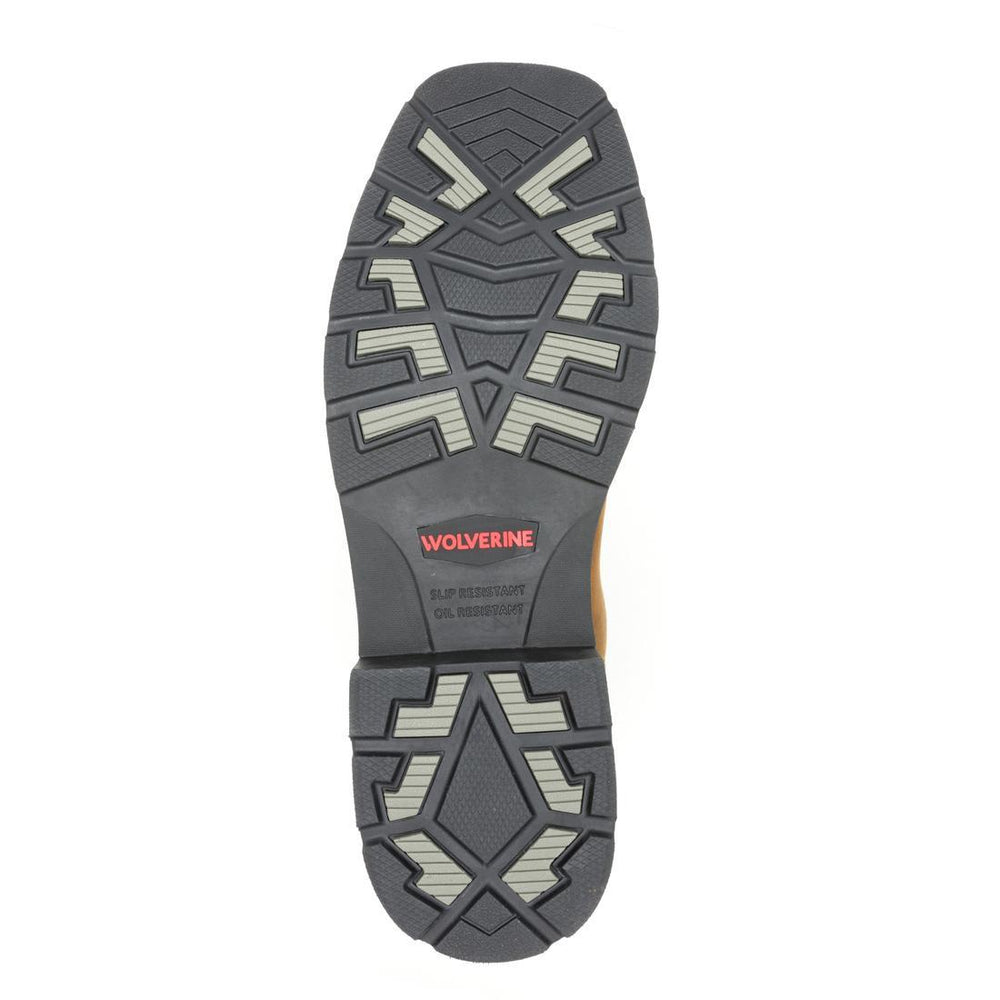 Wolverine Rancher Wing Steel-Toe Pull-On Work Boot Cashew W251070 Sole Image