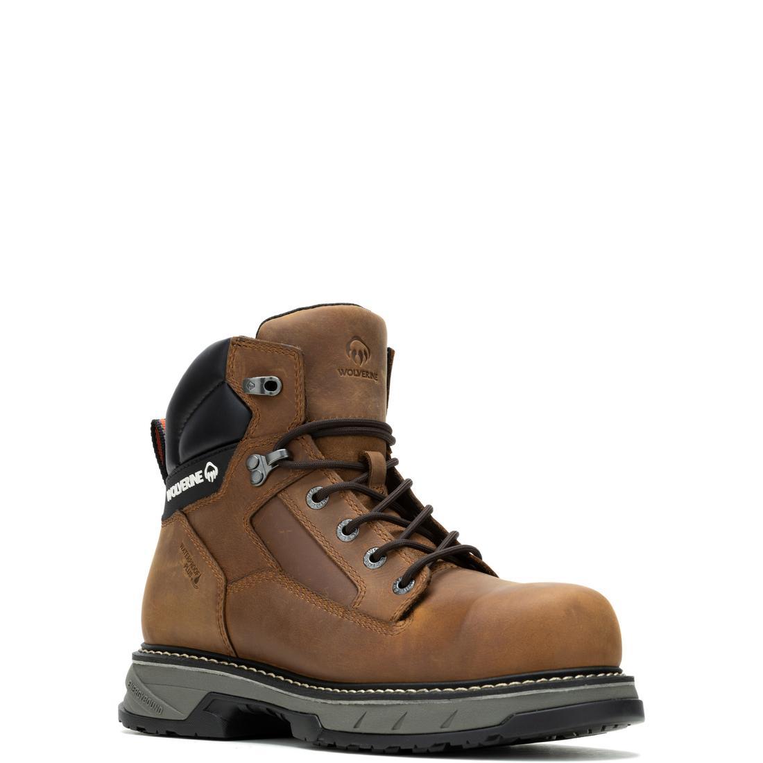 Wolverine ReForce EnergyBound™ 6" Waterproof CarbonMax® Work Boot – Brown W241023 Medial Image