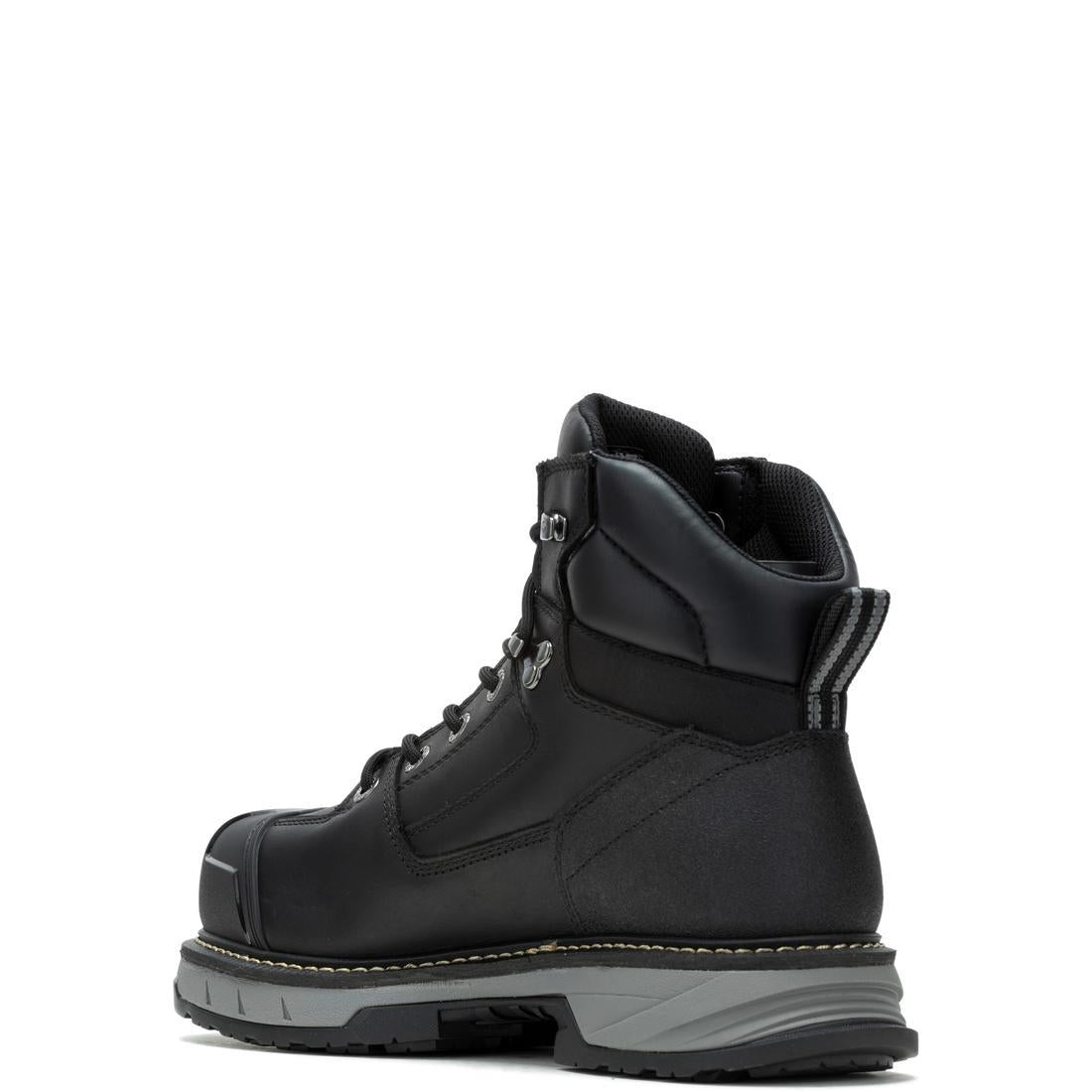 Wolverine ReForce EnergyBound™ Heavy-Duty 6" Waterproof CarbonMax® Work Boot – Black W241112 Heel Image
