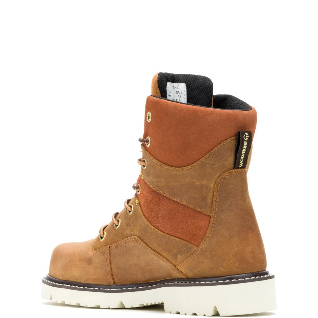 Wolverine Revival Women's Carbon Toe 8-Inch Work Boot W241145 Heel Image