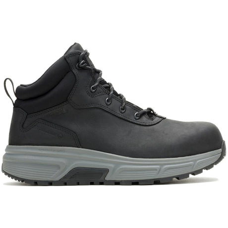 Wolverine Ride Wedge EnergyBound 6" CarbonMax Work Boot Black Profile View