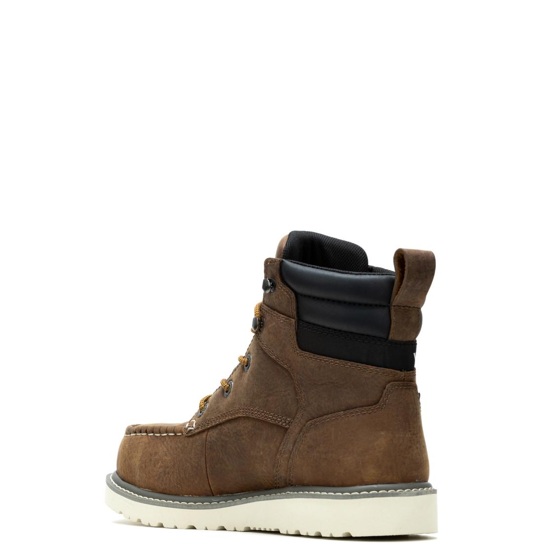 Wolverine Trade Wedge Women’s Moc-Toe 6" Soft-Toe Work Boot Soft-Toe,W230045 Heel Image