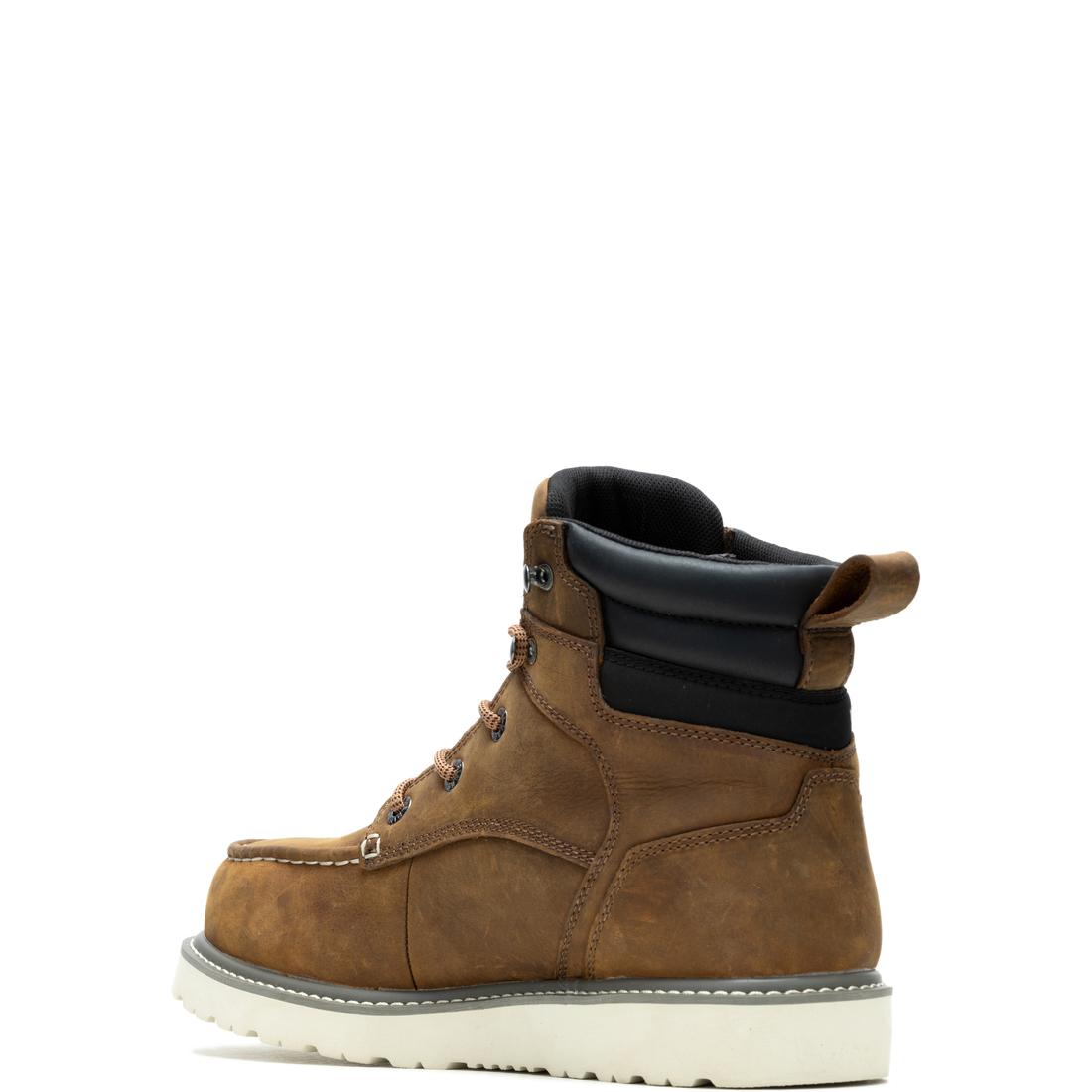 Wolverine Trade Wedge Moc-Toe 6" Soft-Toe Work Boot Sudan Brown Soft-Toe,W230042 Heel Image