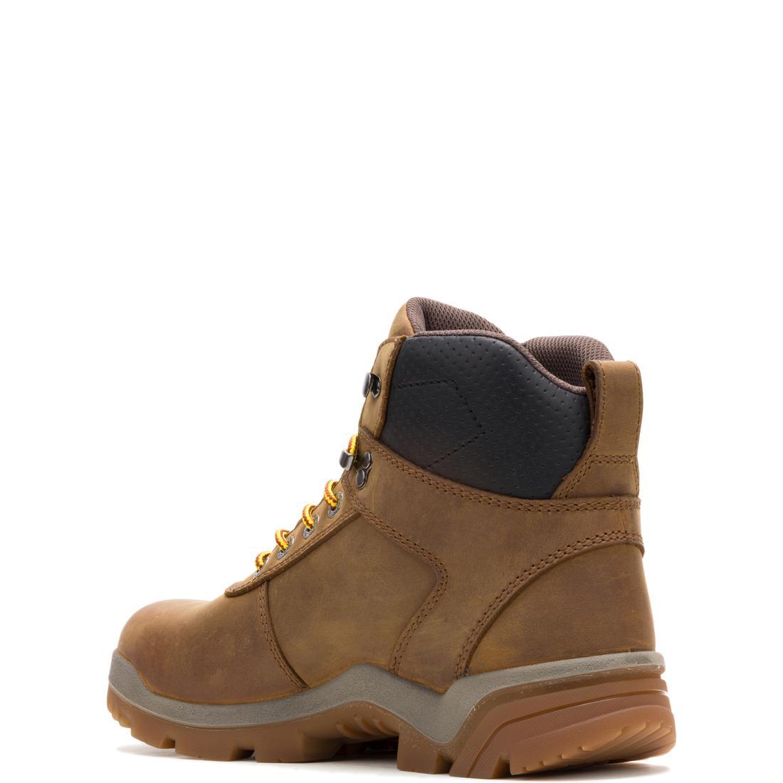 Wolverine Vantage Hyprest FT 6" Soft-Toe Work Boot Dark Tan Soft-Toe,W250028 Heel Image