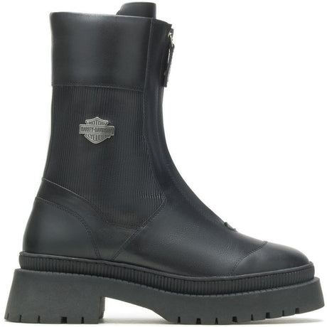 Harley Davidson Kavan 9" Zip - Black Profile View