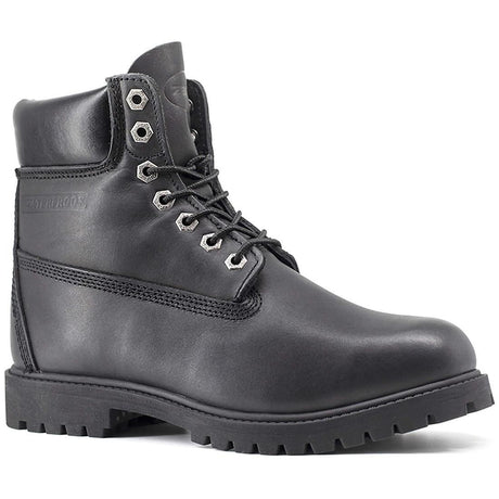 Zanco 6" Work Boot Waterproof Black Profile View