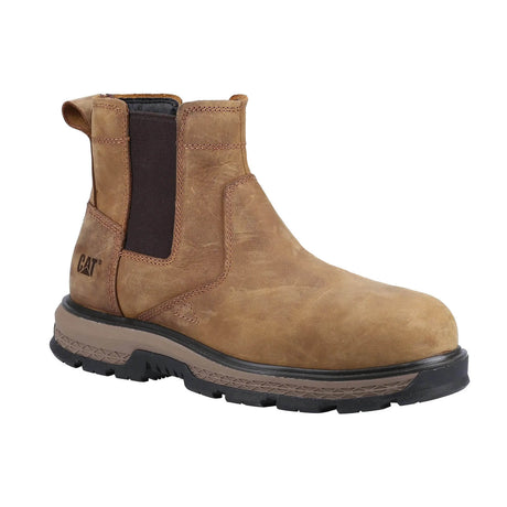 Caterpillar Exposition Soft-Toe Chelsea Boot Light Brown P51060 Medial Image