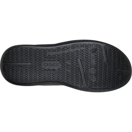 Crocs Men's Bistro Work Sneaker Triple Black outsole