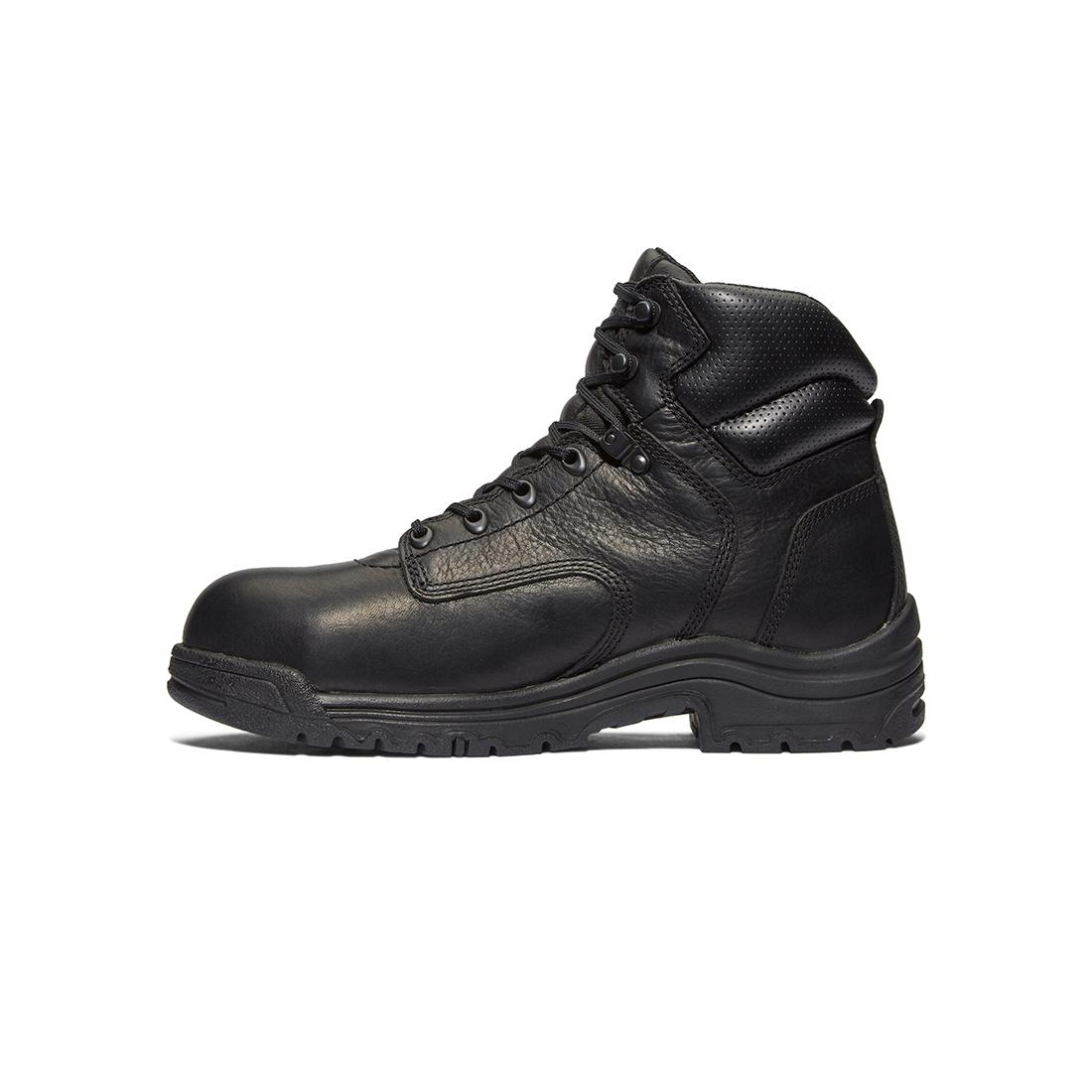 Timberland Pro Titan® 6-Inch Alloy-Toe Work Boot Black Angled View