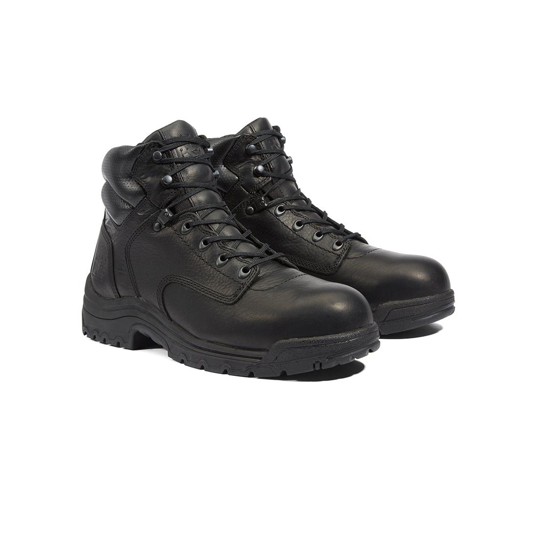 Timberland Pro Titan® 6-Inch Alloy-Toe Work Boot Black Detail View