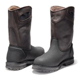 Powerwelt Steel-Toe Pull-On Work Boot Brown