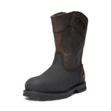 Powerwelt Steel-Toe Pull-On Work Boot Brown