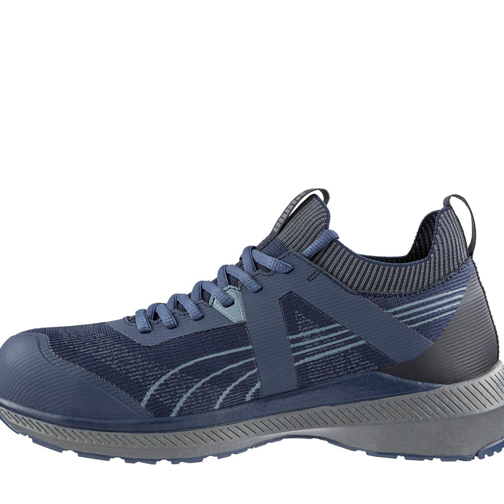 Puma Safety Turbo 645175 Navy/Grey low work shoe, view 4