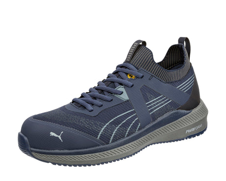 Puma Safety Turbo 645175 Navy/Grey low work shoe, view 7