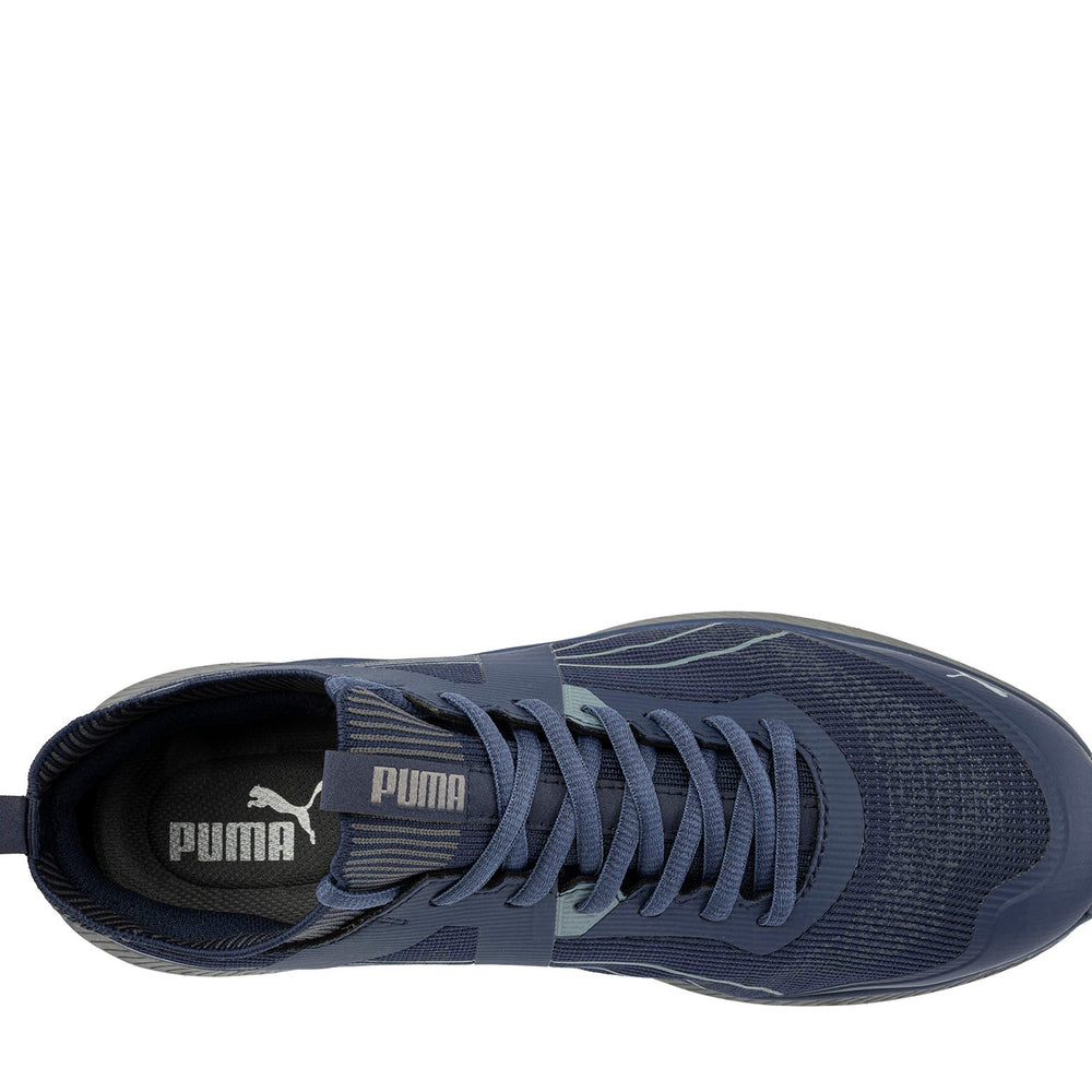 Puma Safety Turbo 645175 Navy/Grey low work shoe, view 5
