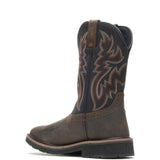 Rancher Soft-Toe Waterproof Pull-On Wellington Work Boot Black/Brown