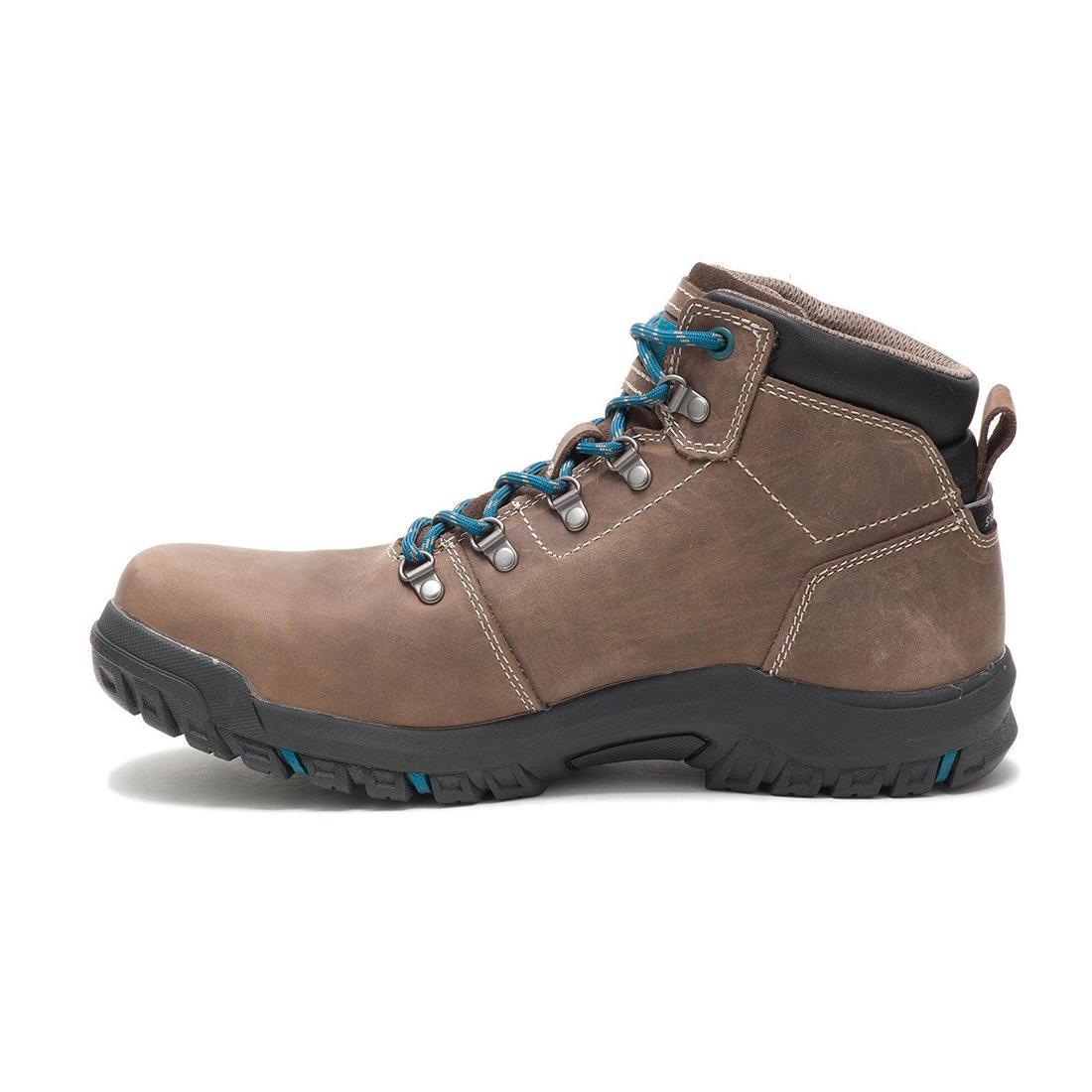 Mae Women’s Steel-Toe Waterproof Work Boot Light Brown
