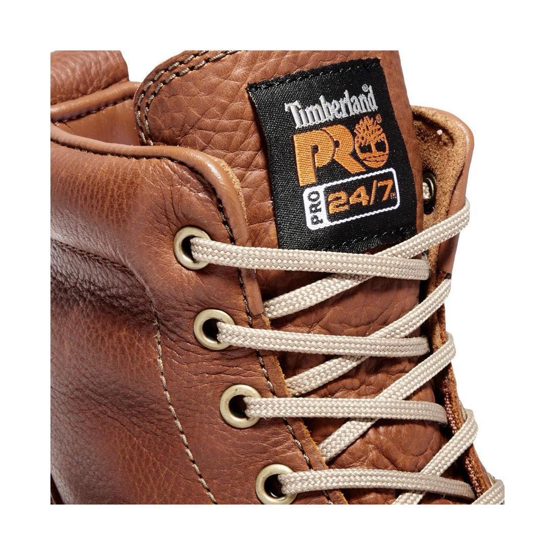 Wedge 6 Inch Soft-Toe Boot Brown