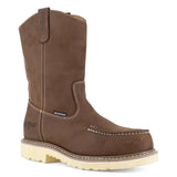 Solidifier Composite-Toe 11 Inch Pull-On Moc Toe Waterproof Work Boot Brown