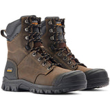 Ariat Treadfast 8" Steel-Toe Waterproof Work Boot Dark Brown Detail