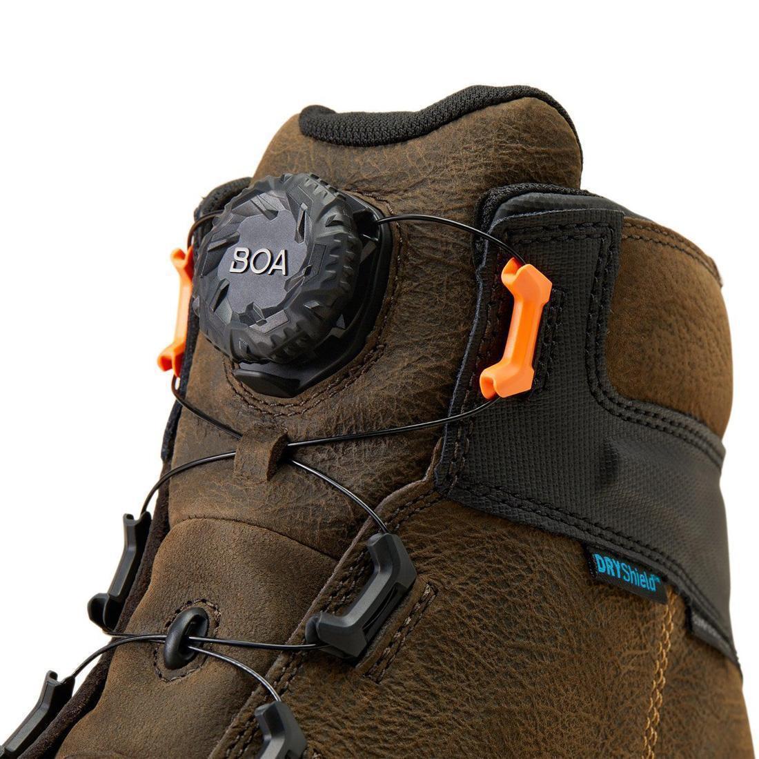 Stump Jumper BOA 6 inch Composite-Toe Waterproof Work Boot Iron Coffee