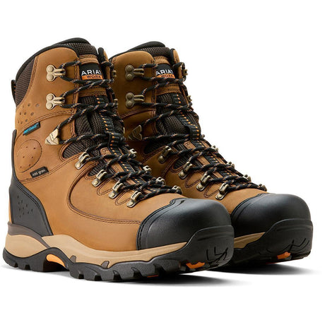 Ariat Endeavor 8 inch Soft-Toe Waterproof Insulated Boot Dusted Brown Profile