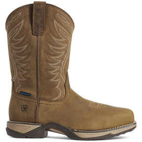 Ariat Anthem Women's Waterproof Composite Toe Work Boot - Brown Side