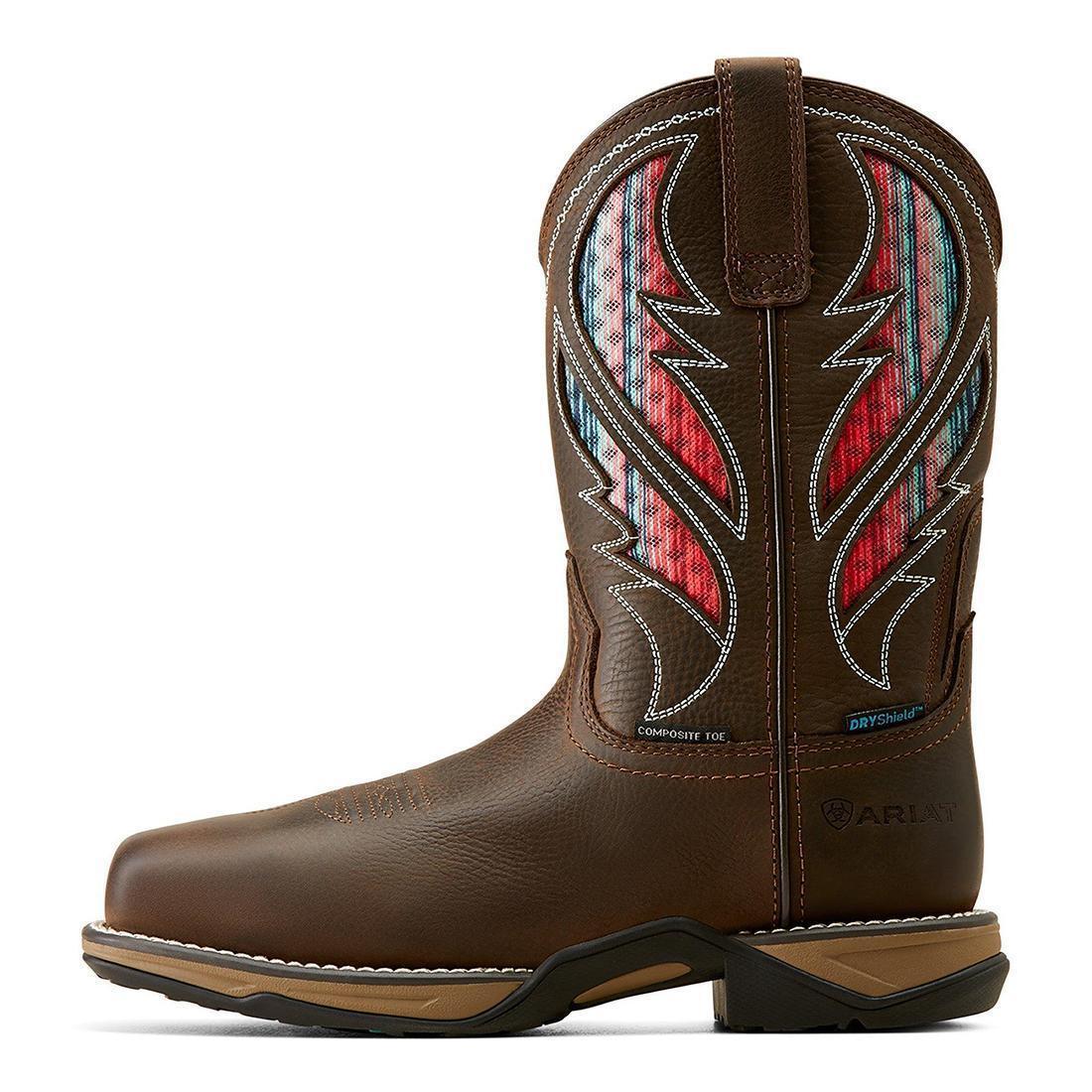 Anthem VentTEK Women's Waterproof Composite Toe Work Boot - Brown