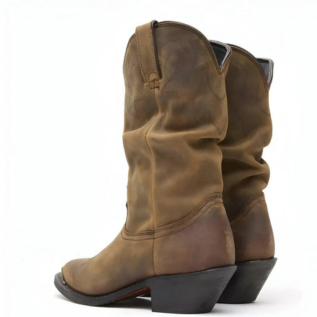 Durango Women’s Durango Distressed Tan Slouch Western Boot Sole