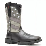 Durango Rebel Faded Black Flag Western Boot Inner