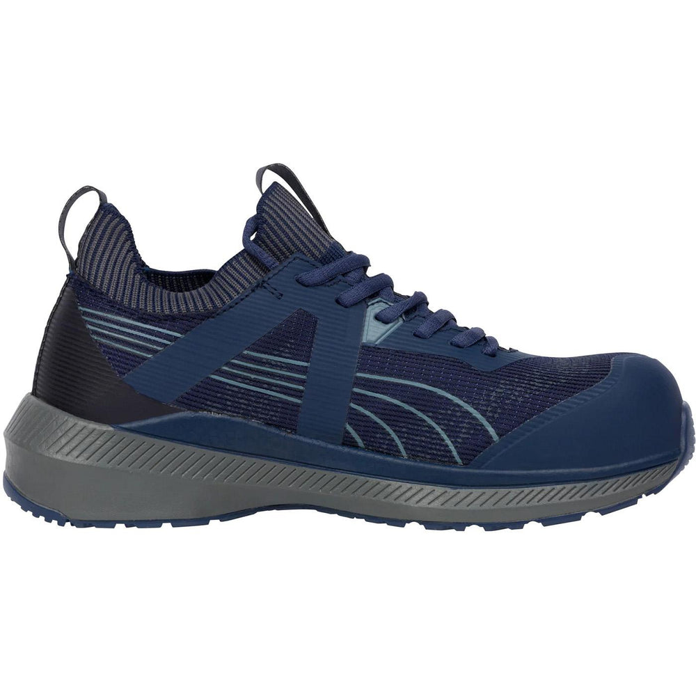 Puma Safety Turbo Navy Composite Toe Mid Work Shoes – Grey image view 1