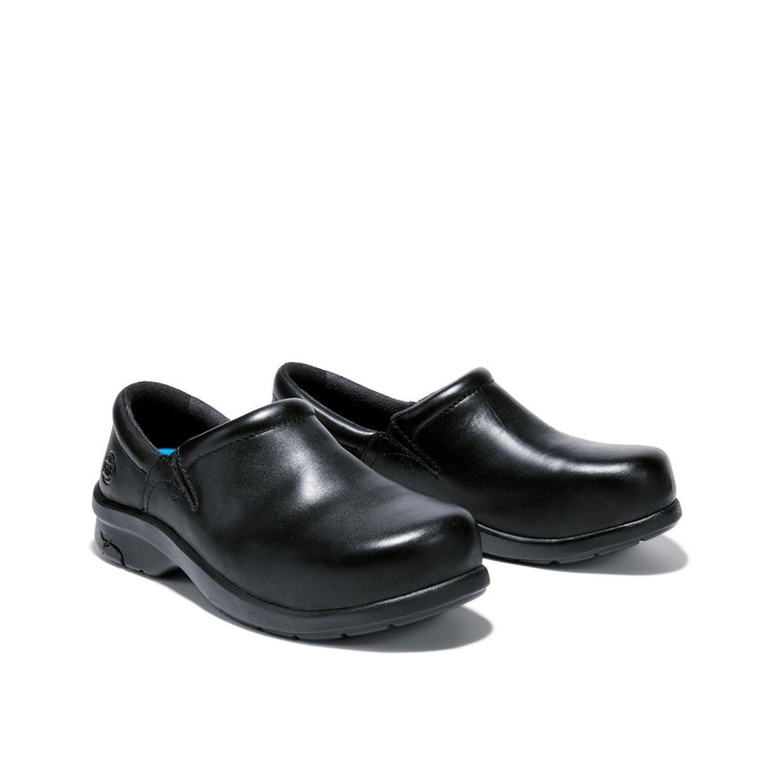 Women's Newbury Alloy-Toe Slip-On Work Shoe Black