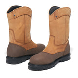 Rigmaster Steel-Toe Waterproof Pull-On Work Boot Brown