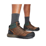 Reaxion Composite-Toe Waterproof Work Boot Brown/Green