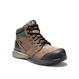 Reaxion Composite-Toe Waterproof Work Boot Brown/Green