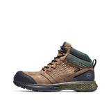 Reaxion Composite-Toe Waterproof Work Boot Brown/Green