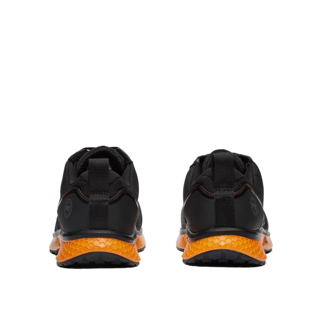 Reaxion Composite-Toe Work Shoe Black\Orange